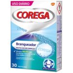Corega Pastilhas De Limpeza Branqueadoras 30 Pastilhas