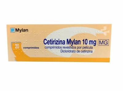 Cetirizina Mylan MG, 10 mg (x20 comprimidos revestidos) - Image 1