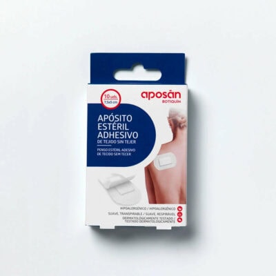 Penso Estéril Adesivo TNT 7,5x5 cm Aposan 10 unidades - Image 1
