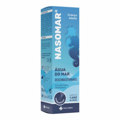 Nasomar Descongestionante Agua do Mar Hipertónica 50ml - Image 1