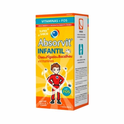 Absorvit Infantil Óleo Fígado Bacalhau + Vitaminas Emulsão 300 ml - Image 1