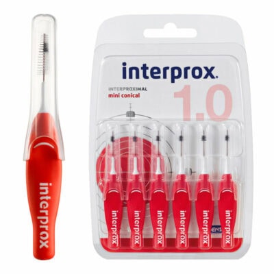 Interprox 4G Mini Conical 1,0mm Escovilhão Interdentário 6 Unidades - Image 1
