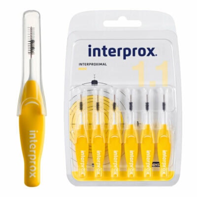 Interprox 4G Mini 1,1mm Escovilhão Interdentário 6 Unidades - Image 1