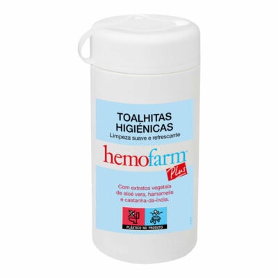 Hemofarm Plus 60 Toalhitas Higiénicas - Image 1