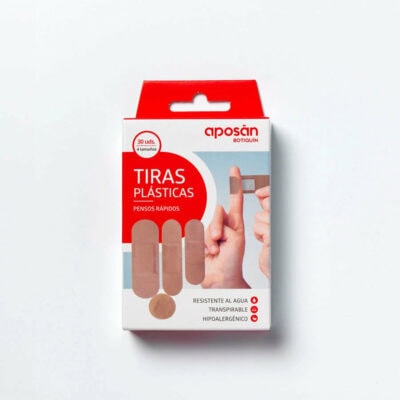 Pensos Rápidos Plásticos Sortidos Aposan 30 Unidades - Image 1