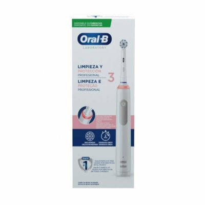 Oral B Pro 3 Escova Dentes Elétrica Branca - Image 1