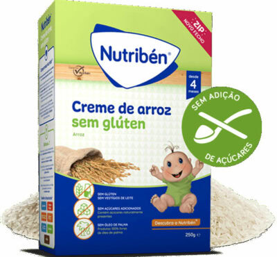 Nutriben Creme de Arroz sem Gluten 250g - Image 1