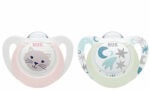 NUK STAR Day&Night Chupeta Silicone 18-36M 2 Unidades - Image 2