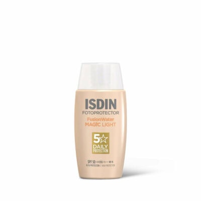 Isdin FusionWater MAGIC Color Light SPF50 Protetor Solar Rosto Cor 50ml - Image 1