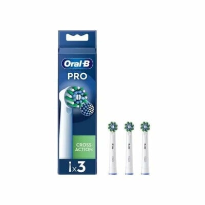 Oral B Pro Cross Action x3 Recargas Escova de Dentes Elétrica - Image 1