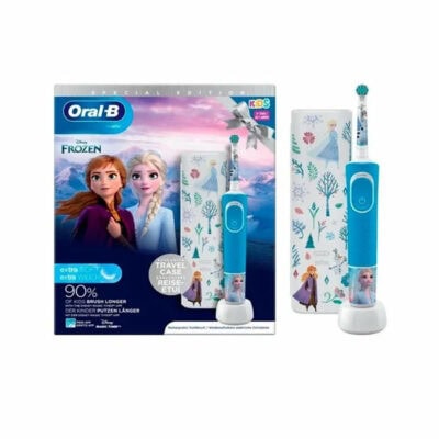 Oral B Pack Escova de Dentes Elétrica Pro Kids 3+ Frozen Edição Especial com Estojo - Image 1