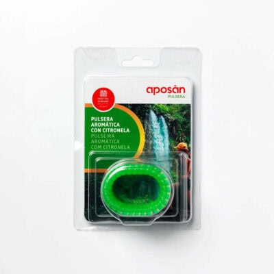 Pulseira Mola Aromática Citronela Verde Aposan 3 Unidades - Image 1