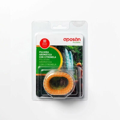 Pulseira Mola Aromática Citronela Laranja Aposan 3 Unidades - Image 1