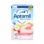 Aptamil Papa Láctea Infantil 4 Frutas 225g