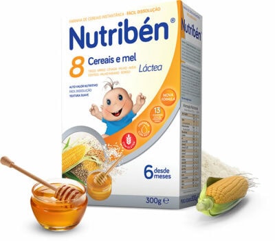 Nutriben 8 cereais e mel 600gr - Image 1