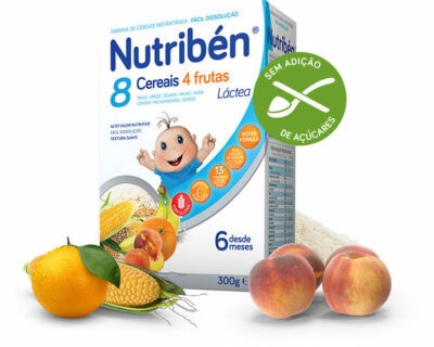 Nutriben 8 cereais 4 frutas LA 600gr - Image 1