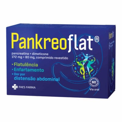 Pankreoflat 172mg + 80 mg 60 Comprimidos Revestidos - Image 1