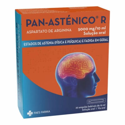 Pan-Asténico R 5000 mg/10 ml Solução Oral 20 Ampolas - Image 1
